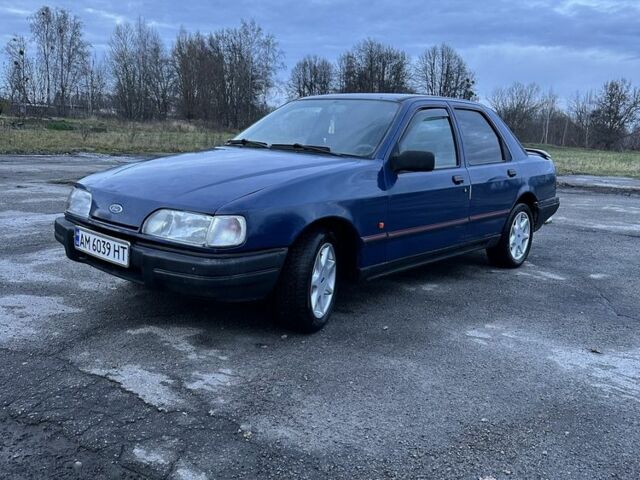 Синий Форд Сиерра, объемом двигателя 2 л и пробегом 85 тыс. км за 1800 $, фото 1 на Automoto.ua