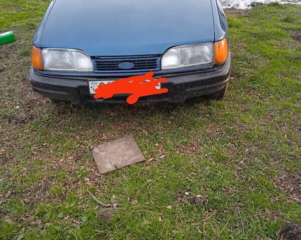 Синий Форд Сиерра, объемом двигателя 2 л и пробегом 999 тыс. км за 850 $, фото 1 на Automoto.ua