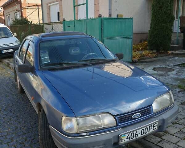 Синий Форд Сиерра, объемом двигателя 2 л и пробегом 100 тыс. км за 1600 $, фото 1 на Automoto.ua