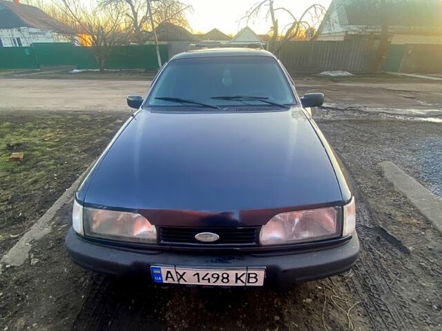 Синий Форд Сиерра, объемом двигателя 2 л и пробегом 250 тыс. км за 1350 $, фото 1 на Automoto.ua