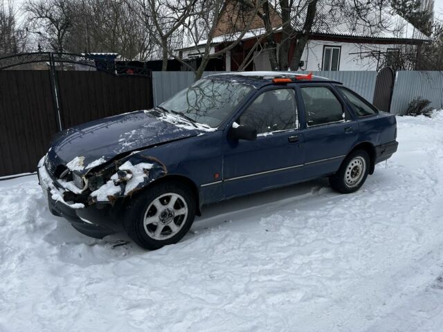 Синий Форд Сиерра, объемом двигателя 2 л и пробегом 200 тыс. км за 650 $, фото 1 на Automoto.ua