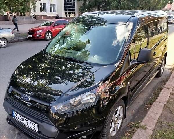 Черный Форд Транзит Коннект, объемом двигателя 1.5 л и пробегом 185 тыс. км за 12900 $, фото 1 на Automoto.ua