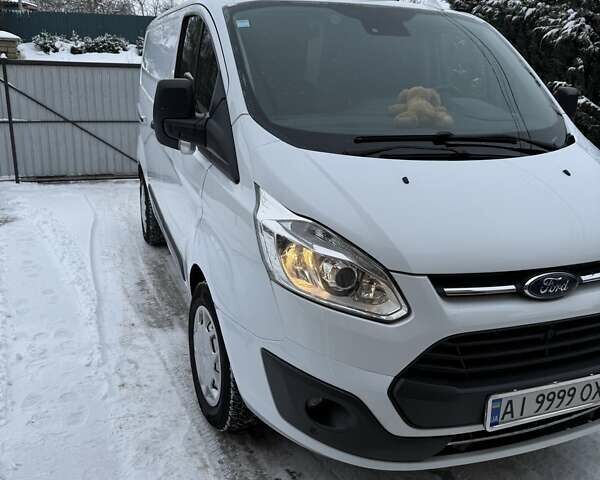 Белый Форд Транзит Кастом, объемом двигателя 2 л и пробегом 330 тыс. км за 13000 $, фото 1 на Automoto.ua