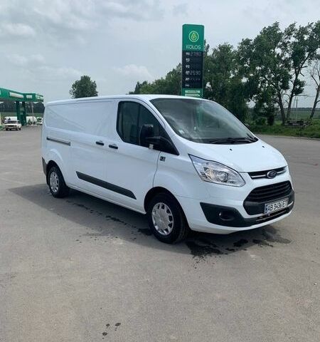 Белый Форд Транзит Кастом, объемом двигателя 2 л и пробегом 286 тыс. км за 14500 $, фото 1 на Automoto.ua