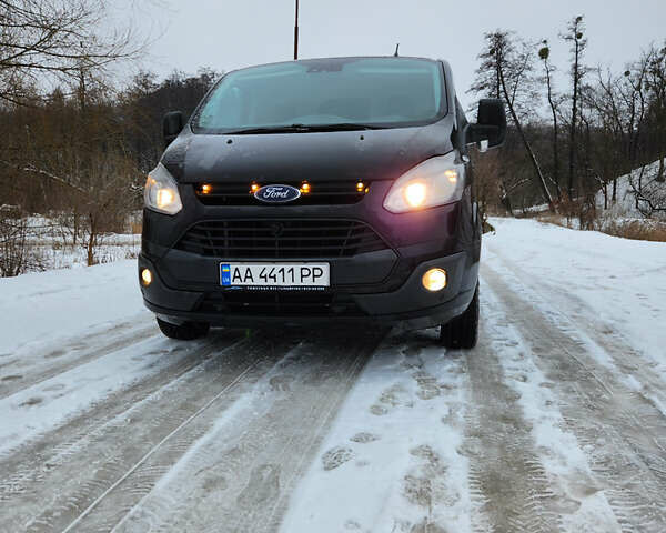 Чорний Форд Транзит Кастом, об'ємом двигуна 2 л та пробігом 205 тис. км за 14500 $, фото 1 на Automoto.ua