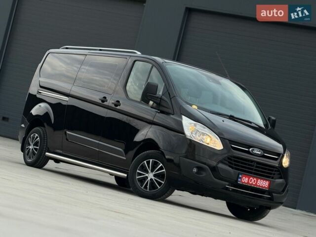 Черный Форд Транзит Кастом, объемом двигателя 2 л и пробегом 238 тыс. км за 16999 $, фото 1 на Automoto.ua