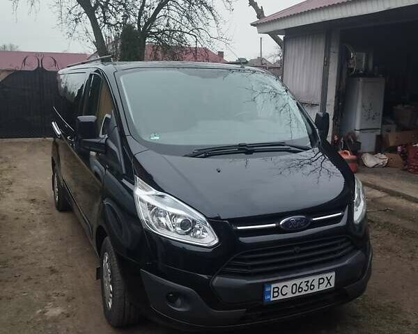Черный Форд Транзит Кастом, объемом двигателя 2.2 л и пробегом 290 тыс. км за 14500 $, фото 1 на Automoto.ua