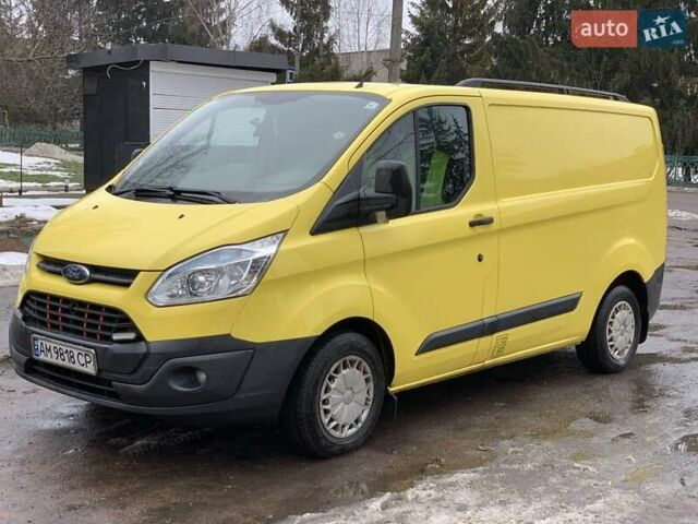 Жовтий Форд Транзит Кастом, об'ємом двигуна 2.2 л та пробігом 192 тис. км за 9600 $, фото 1 на Automoto.ua
