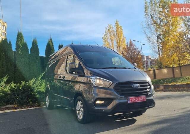 Сірий Форд Транзит Кастом, об'ємом двигуна 2 л та пробігом 220 тис. км за 18500 $, фото 1 на Automoto.ua