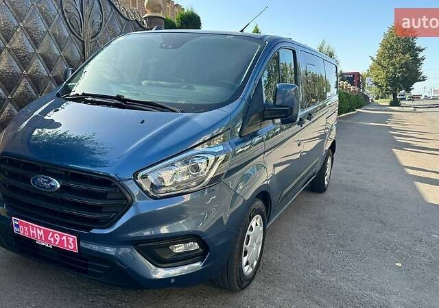 Синий Форд Транзит Кастом, объемом двигателя 2 л и пробегом 197 тыс. км за 21500 $, фото 1 на Automoto.ua