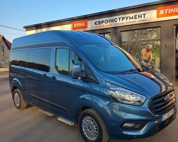 Синий Форд Транзит Кастом, объемом двигателя 2 л и пробегом 260 тыс. км за 19600 $, фото 1 на Automoto.ua