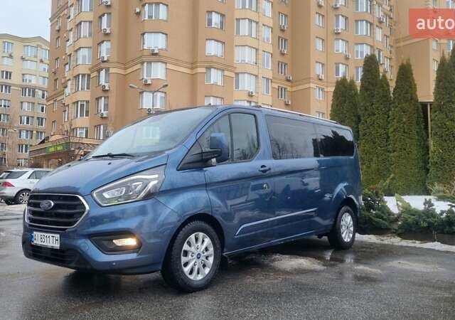 Синий Форд Транзит Кастом, объемом двигателя 2 л и пробегом 184 тыс. км за 27999 $, фото 1 на Automoto.ua
