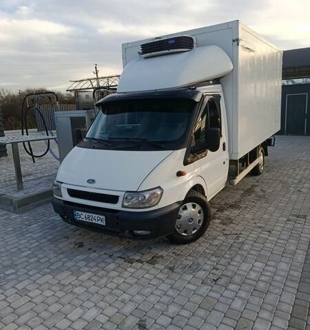 Белый Форд Транзит, объемом двигателя 2.4 л и пробегом 450 тыс. км за 6500 $, фото 1 на Automoto.ua