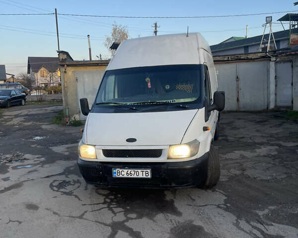 Белый Форд Транзит, объемом двигателя 2.5 л и пробегом 390 тыс. км за 5799 $, фото 1 на Automoto.ua