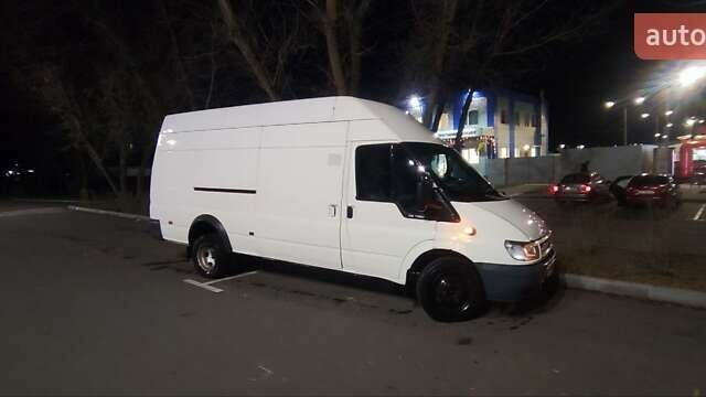 Белый Форд Транзит, объемом двигателя 2.4 л и пробегом 540 тыс. км за 6700 $, фото 1 на Automoto.ua