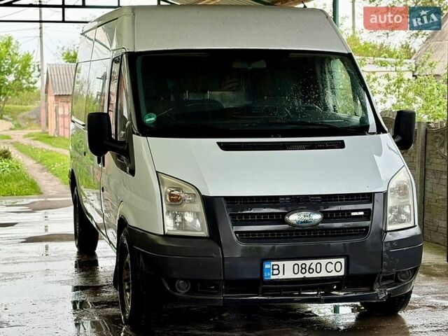 Білий Форд Транзит, об'ємом двигуна 2.4 л та пробігом 291 тис. км за 5600 $, фото 1 на Automoto.ua