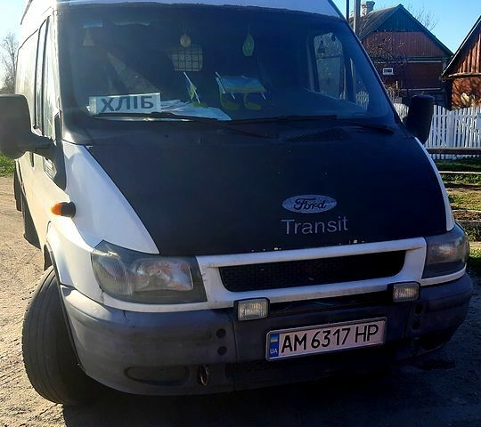 Білий Форд Транзит, об'ємом двигуна 2.4 л та пробігом 456 тис. км за 5000 $, фото 1 на Automoto.ua