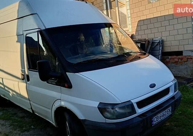 Белый Форд Транзит, объемом двигателя 2 л и пробегом 706 тыс. км за 3750 $, фото 1 на Automoto.ua