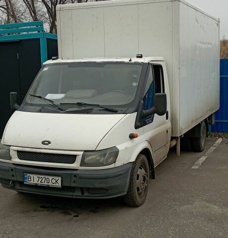 Белый Форд Транзит, объемом двигателя 2.4 л и пробегом 438 тыс. км за 7800 $, фото 1 на Automoto.ua