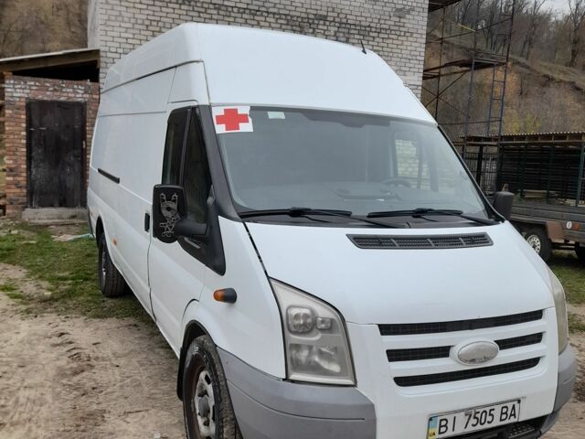 Белый Форд Транзит, объемом двигателя 2.4 л и пробегом 450 тыс. км за 6700 $, фото 1 на Automoto.ua