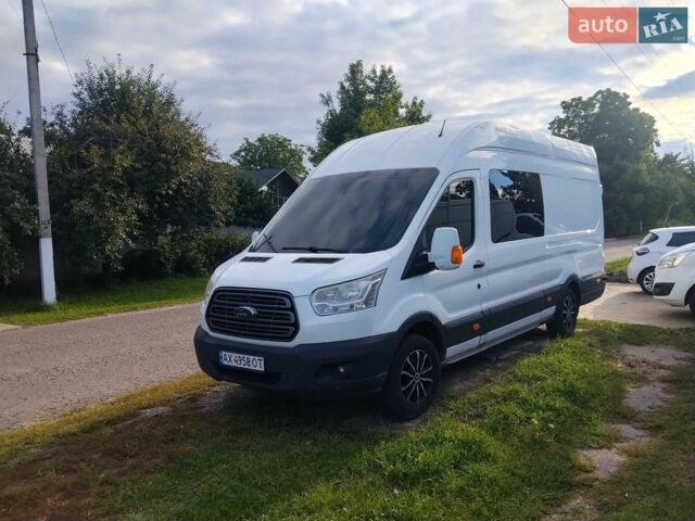 Білий Форд Транзит, об'ємом двигуна 2.2 л та пробігом 208 тис. км за 15200 $, фото 1 на Automoto.ua