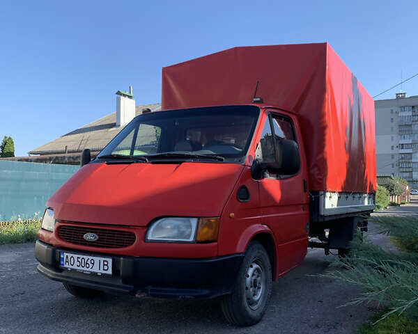 Червоний Форд Транзит, об'ємом двигуна 2.5 л та пробігом 345 тис. км за 5900 $, фото 1 на Automoto.ua