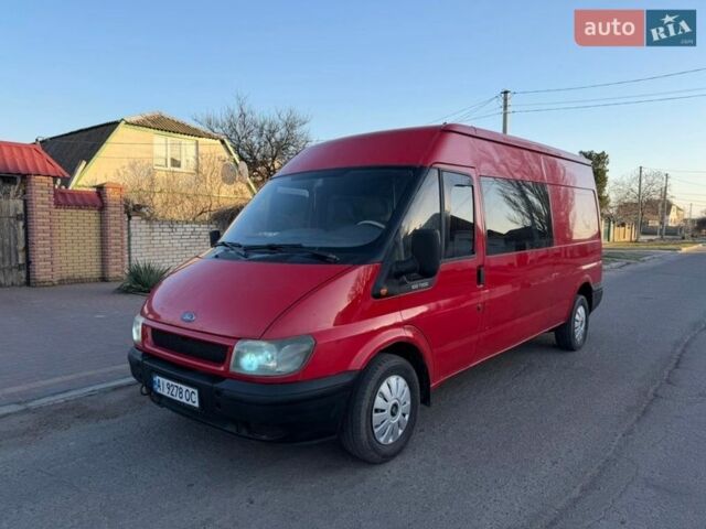Червоний Форд Транзит, об'ємом двигуна 2 л та пробігом 466 тис. км за 4500 $, фото 1 на Automoto.ua