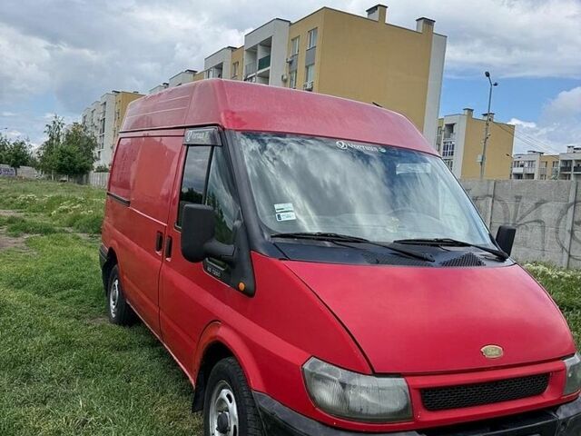 Красный Форд Транзит, объемом двигателя 2 л и пробегом 480 тыс. км за 4300 $, фото 1 на Automoto.ua