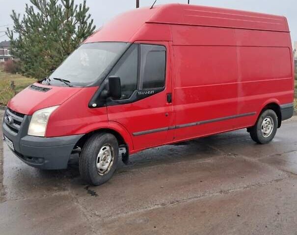 Красный Форд Транзит, объемом двигателя 2.4 л и пробегом 388 тыс. км за 11000 $, фото 1 на Automoto.ua