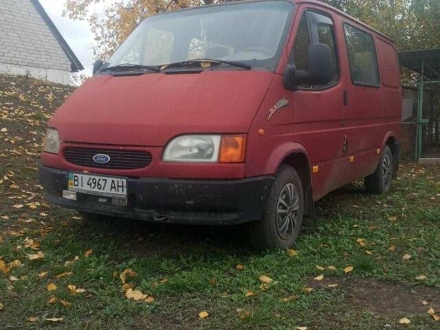 Красный Форд Транзит, объемом двигателя 2.5 л и пробегом 330 тыс. км за 3000 $, фото 1 на Automoto.ua
