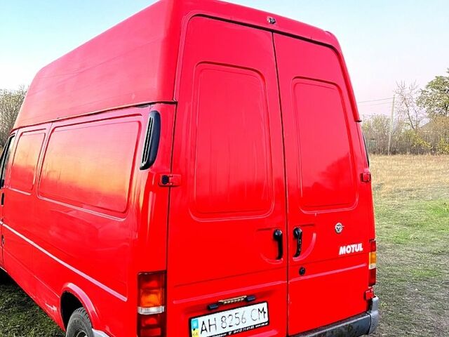 Красный Форд Транзит, объемом двигателя 25 л и пробегом 280 тыс. км за 3550 $, фото 1 на Automoto.ua