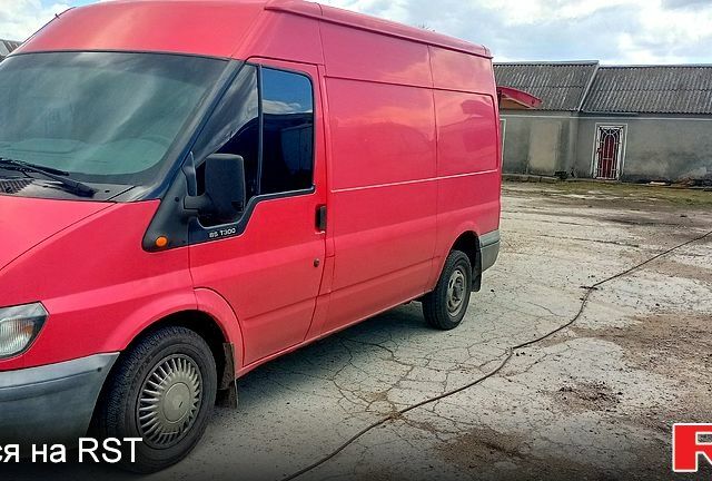 Красный Форд Транзит, объемом двигателя 2 л и пробегом 300 тыс. км за 3800 $, фото 1 на Automoto.ua