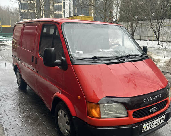 Червоний Форд Транзит, об'ємом двигуна 2.5 л та пробігом 379 тис. км за 4500 $, фото 1 на Automoto.ua
