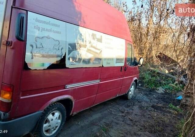 Червоний Форд Транзит, об'ємом двигуна 2.5 л та пробігом 505 тис. км за 2200 $, фото 1 на Automoto.ua