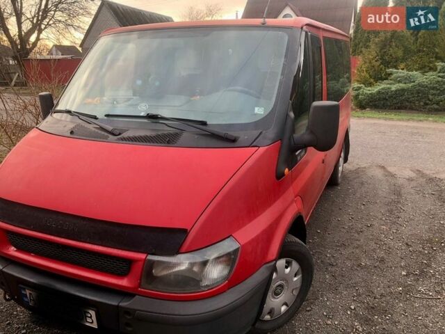 Красный Форд Транзит, объемом двигателя 2 л и пробегом 320 тыс. км за 6000 $, фото 1 на Automoto.ua