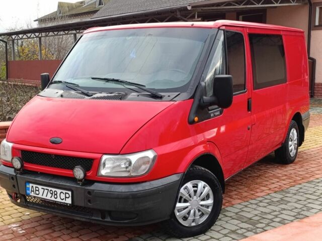 Красный Форд Транзит, объемом двигателя 2 л и пробегом 334 тыс. км за 3750 $, фото 1 на Automoto.ua