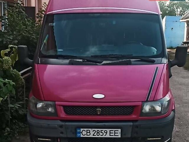 Червоний Форд Транзит, об'ємом двигуна 2 л та пробігом 500 тис. км за 4000 $, фото 1 на Automoto.ua