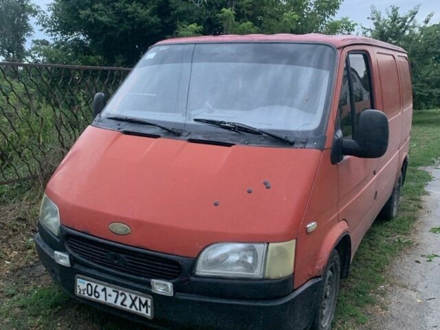 Красный Форд Транзит, объемом двигателя 2 л и пробегом 257 тыс. км за 1200 $, фото 1 на Automoto.ua