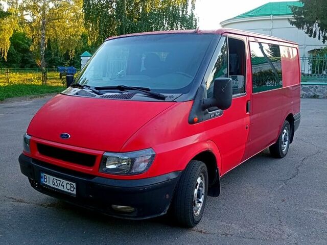 Червоний Форд Транзит, об'ємом двигуна 2 л та пробігом 489 тис. км за 4000 $, фото 1 на Automoto.ua