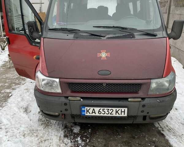 Красный Форд Транзит, объемом двигателя 2 л и пробегом 3 тыс. км за 4800 $, фото 1 на Automoto.ua
