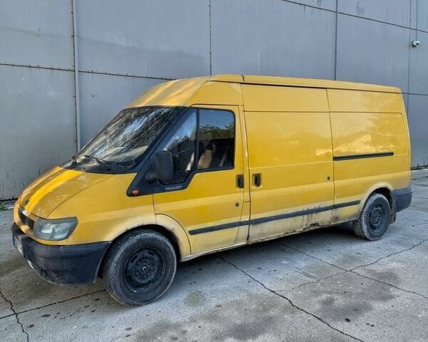 Желтый Форд Транзит, объемом двигателя 2.4 л и пробегом 550 тыс. км за 4000 $, фото 1 на Automoto.ua