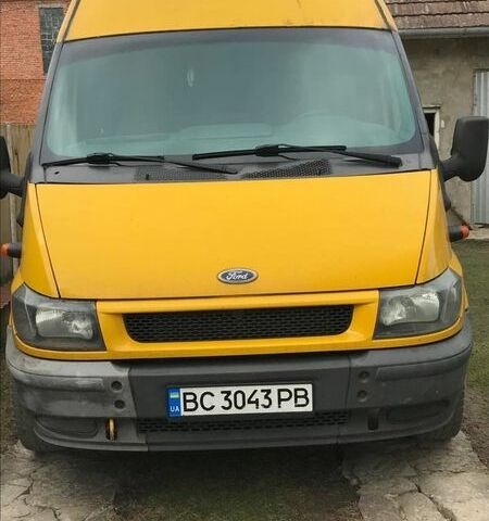 Желтый Форд Транзит, объемом двигателя 2.4 л и пробегом 340 тыс. км за 4450 $, фото 1 на Automoto.ua