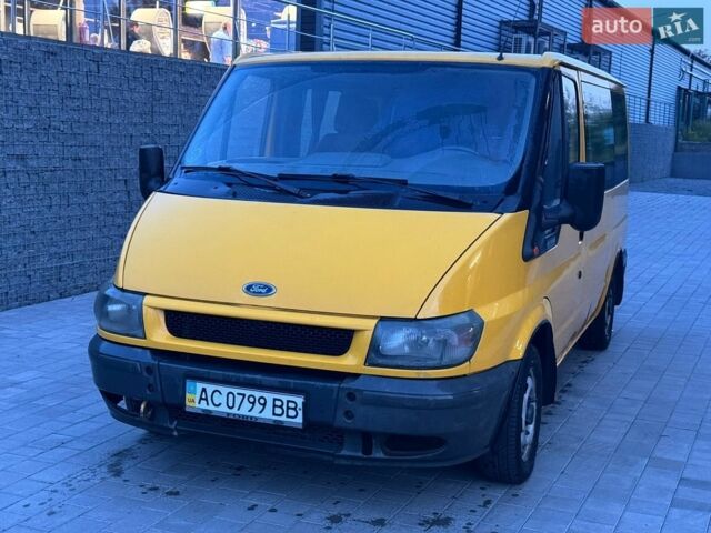 Желтый Форд Транзит, объемом двигателя 2 л и пробегом 270 тыс. км за 2700 $, фото 1 на Automoto.ua