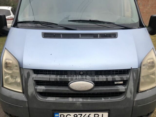 Синий Форд Транзит, объемом двигателя 2.4 л и пробегом 421 тыс. км за 3900 $, фото 1 на Automoto.ua