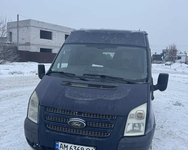 Синий Форд Транзит, объемом двигателя 2.2 л и пробегом 535 тыс. км за 10250 $, фото 1 на Automoto.ua