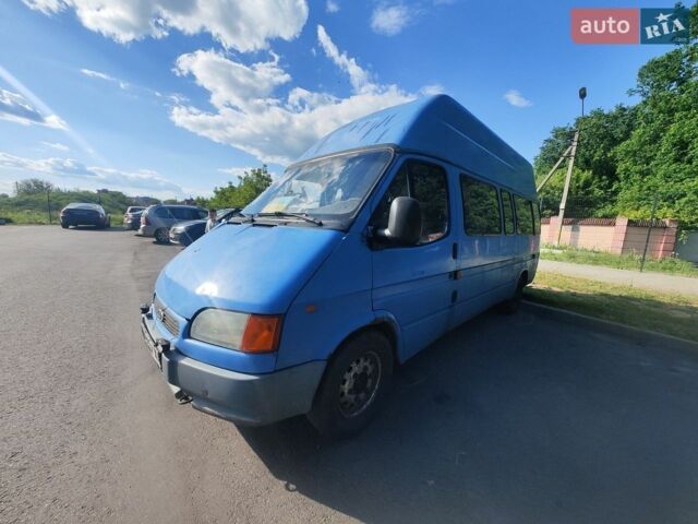 Синий Форд Транзит, объемом двигателя 2.5 л и пробегом 230 тыс. км за 1500 $, фото 1 на Automoto.ua