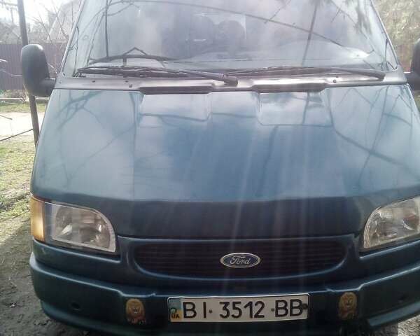 Синий Форд Транзит, объемом двигателя 2.5 л и пробегом 470 тыс. км за 3800 $, фото 1 на Automoto.ua