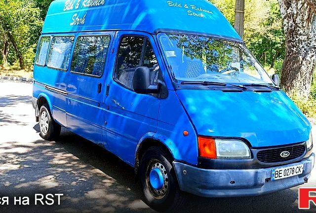 Синий Форд Транзит, объемом двигателя 2.5 л и пробегом 400 тыс. км за 2500 $, фото 1 на Automoto.ua