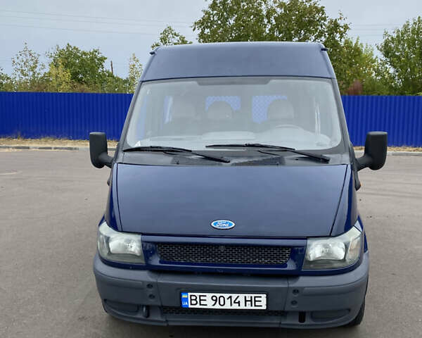 Синій Форд Транзит, об'ємом двигуна 2 л та пробігом 230 тис. км за 6399 $, фото 1 на Automoto.ua