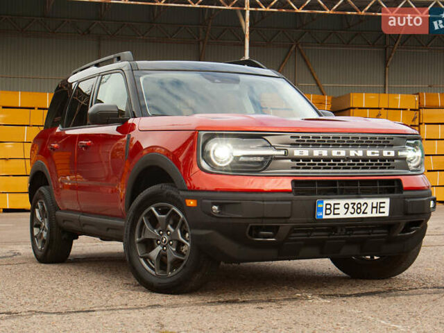 Красный Форд Bronco Sport, объемом двигателя 2 л и пробегом 51 тыс. км за 26000 $, фото 1 на Automoto.ua